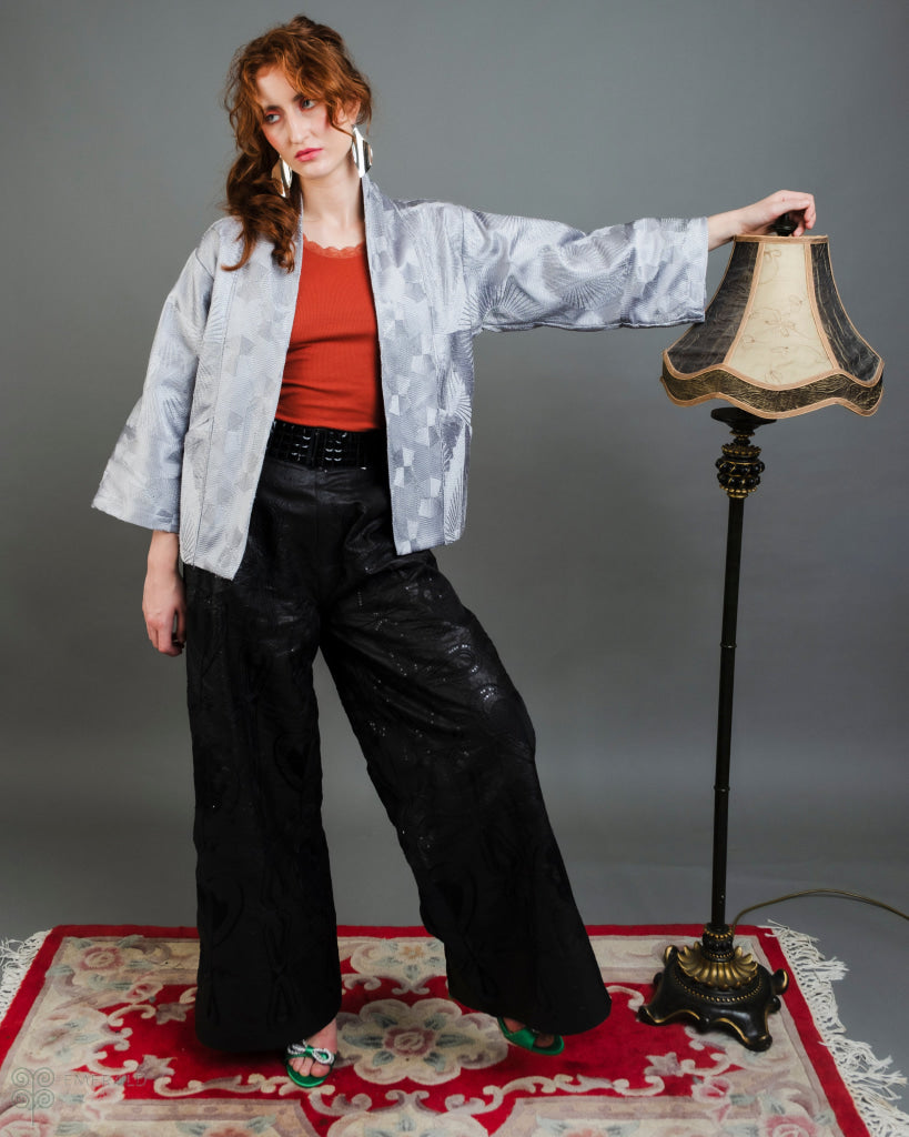 Silver Lining Kimono Jacket - Kimono Jacket