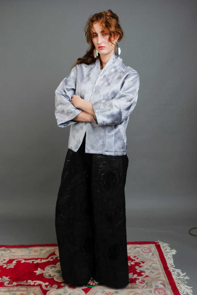 Silver Lining Kimono Jacket - Kimono Jacket