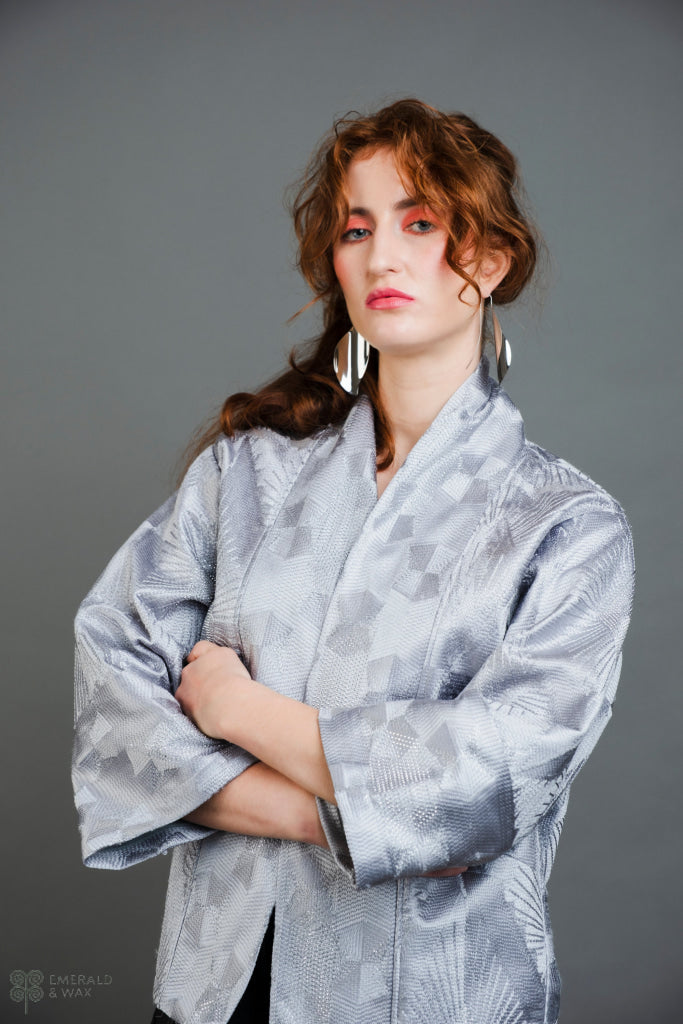 Silver Lining Kimono Jacket - Small - Kimono Jacket