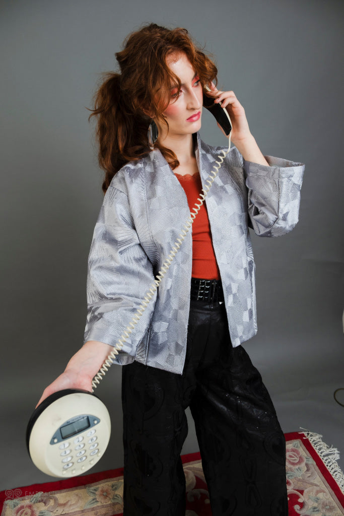 Silver Lining Kimono Jacket - Kimono Jacket