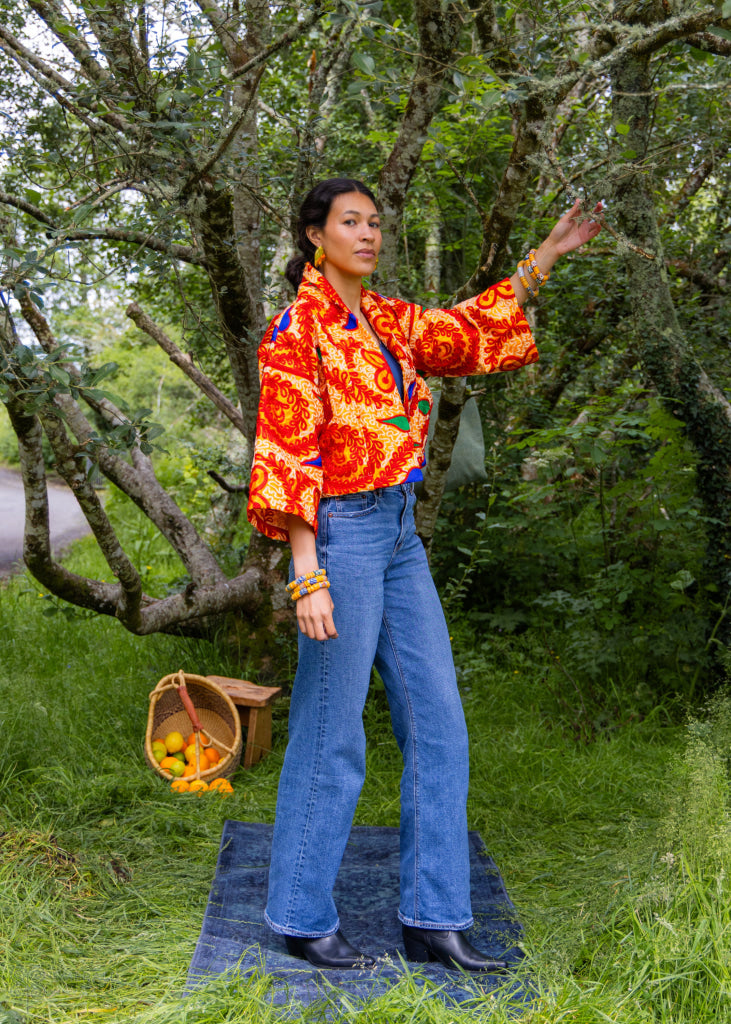 Sienna Dream Kimono Jacket Medium / Sunset Burst Kimono Jacket