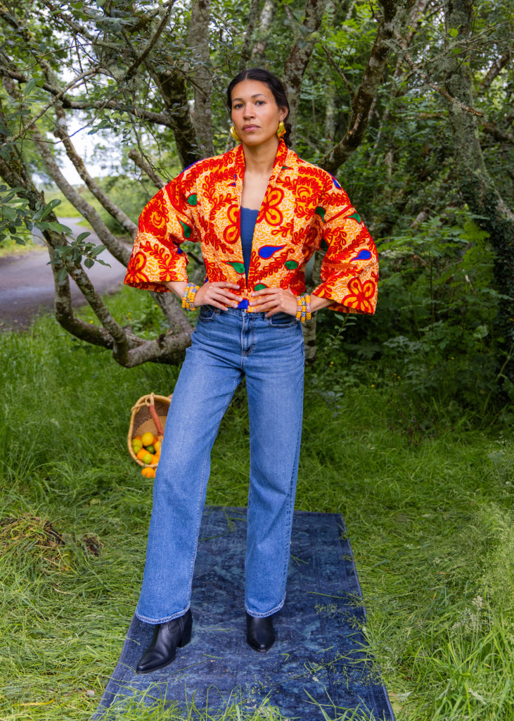 Sienna Dream Kimono Jacket Small / Sunset Burst Kimono Jacket