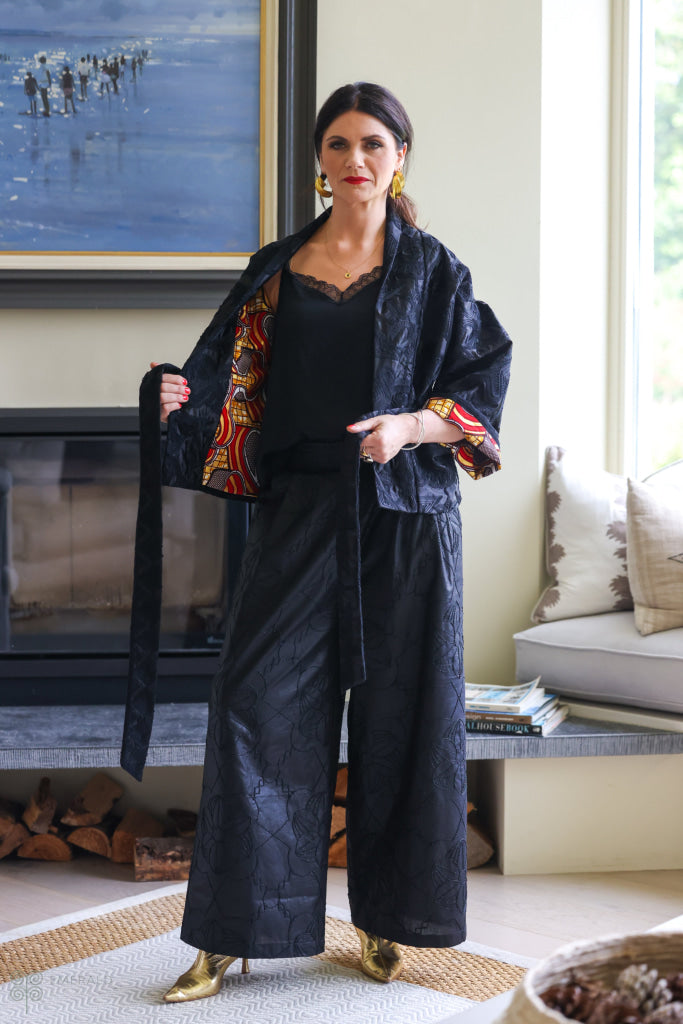 Rune Embroidered Trousers 10