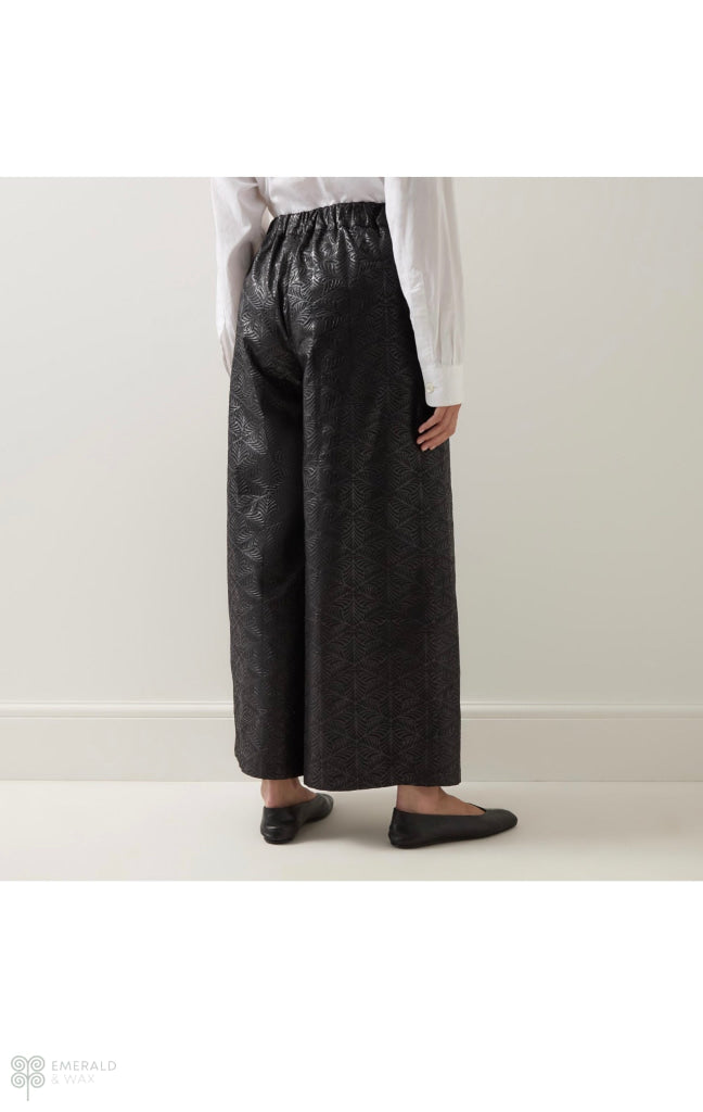 Onyx Embossed Trousers Trousers