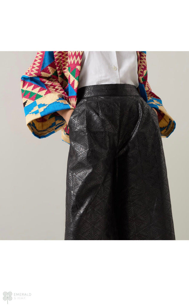 Onyx Embossed Trousers Trousers